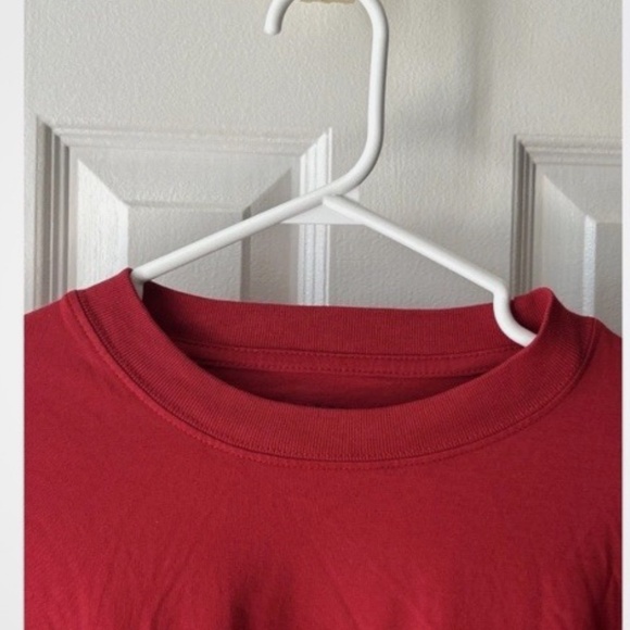 Malbon Presidents Cup United States Souvenir Long Sleeve T-Shirt Red - Picture 4 of 10